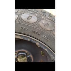 14" steel wheel with Goodyear tyre (approx. 5mm tread).