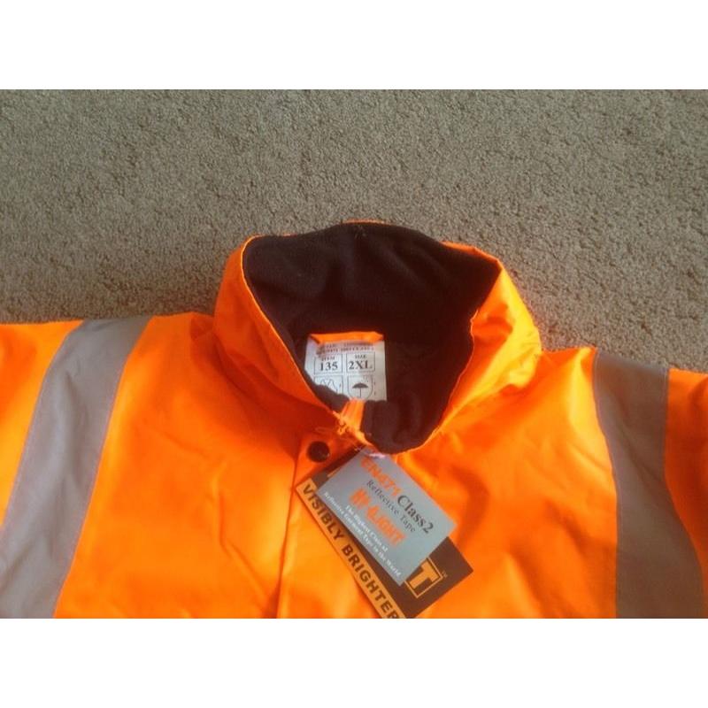 Hi vis bomber jacket 2XL