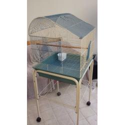 Large budgie/bird cage and stand - London SW16