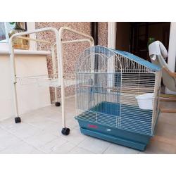 Large budgie/bird cage and stand - London SW16