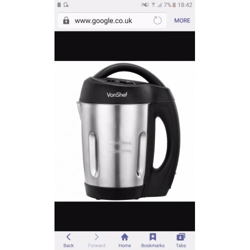 von shef jug soup maker
