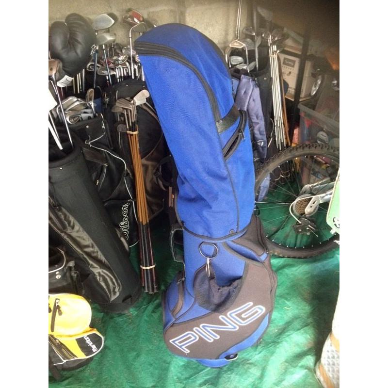 Ping Golf clubs and bag