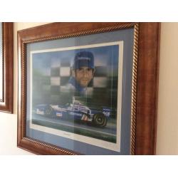 Signed Damon Hill Limited Edition Print