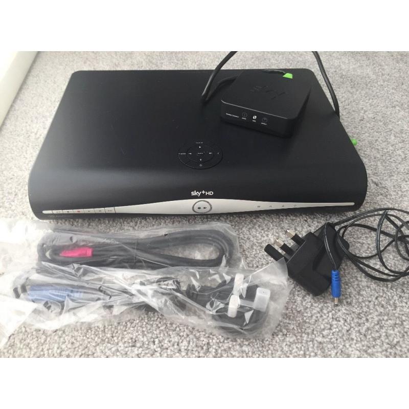 Sky+HD Box with wireless plug in for on demand