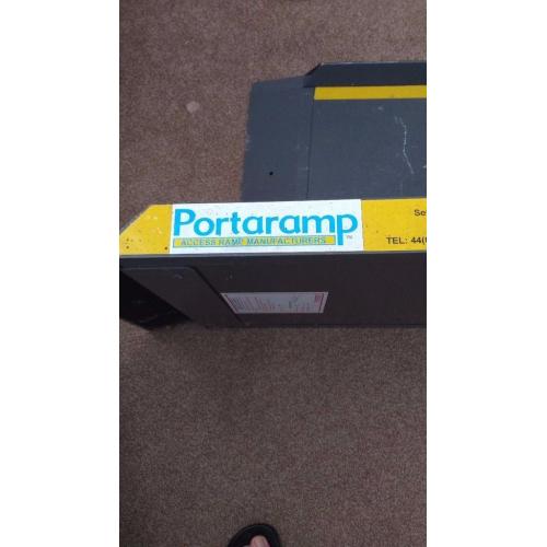 Scooter / Wheelchair Ramps. (1 x Portaramp & 1 x Plastic Wedge Ramp)