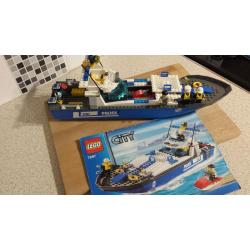 Lego police boat