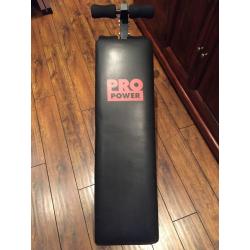 Pro Power Folding Sit Up Exercise Bench