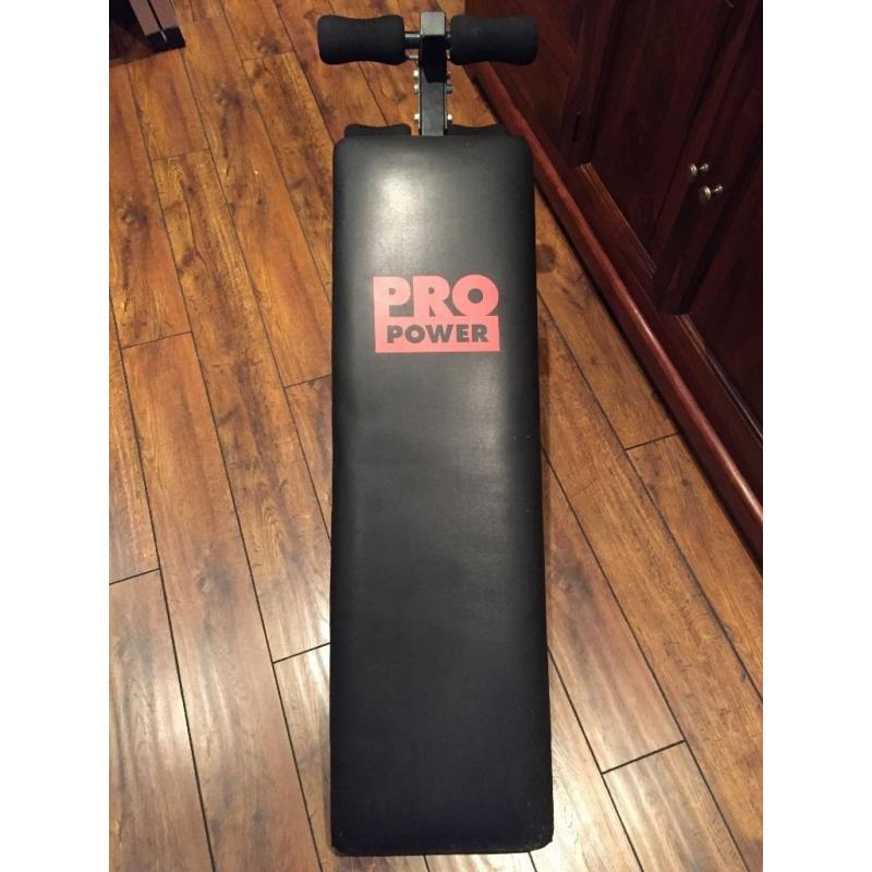Pro Power Folding Sit Up Exercise Bench