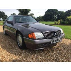 1990 MERCEDES-BENZ SL 5.0 500 SL 2D AUTO 231 BHP