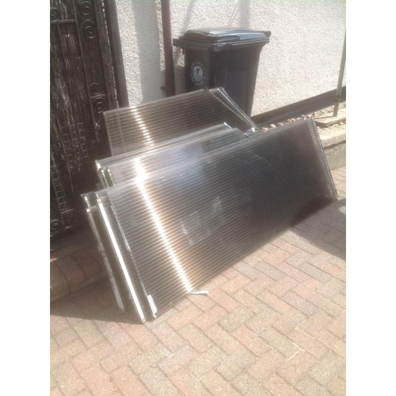 Polycarbonate sheets, sizes up to 2.90 m