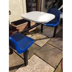 NEW - Freestanding 2 Seater DINER / CANTEEN Unit - Heavy Duty
