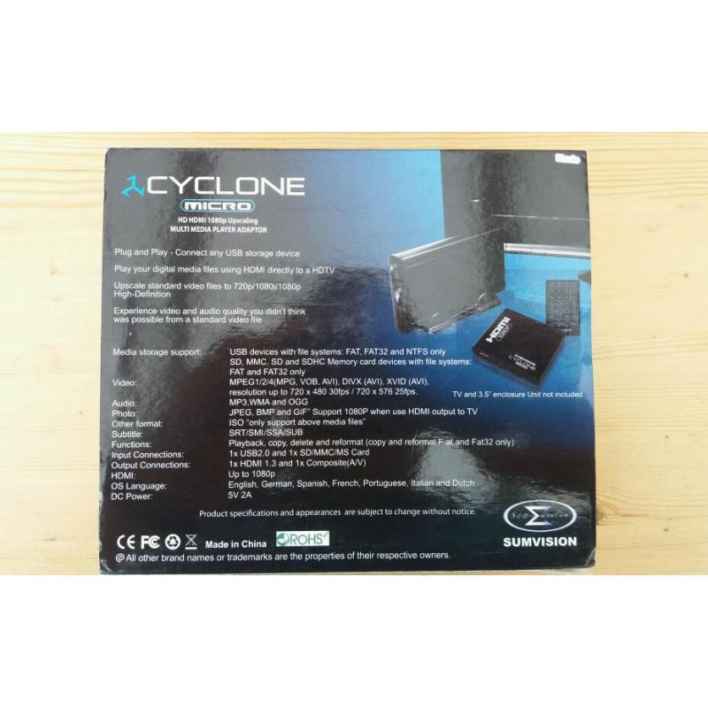 Sumvision Cyclone Micro Media Player