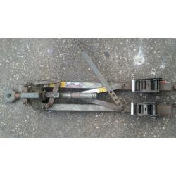 Braked recovery towing A Frame
