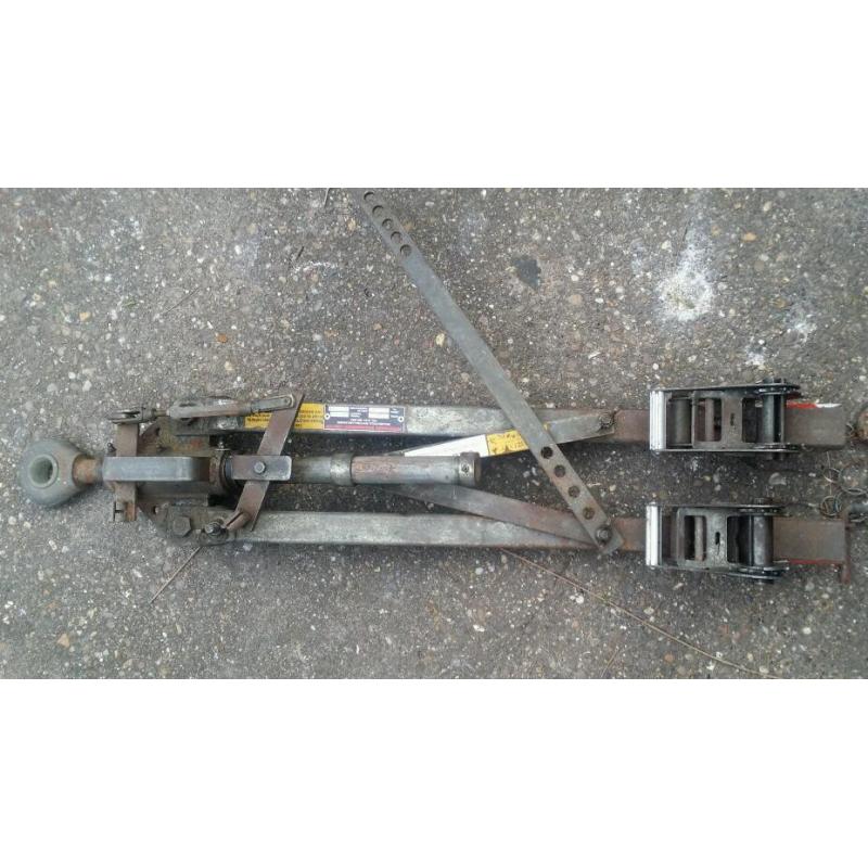 Braked recovery towing A Frame