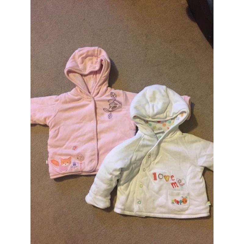 3-6 month quilted coats