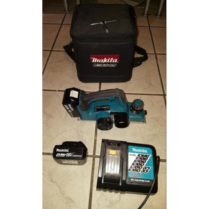 Makita cordless planer