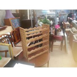 wine rack from wood
