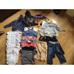 Bundle of boys clothes 18-24