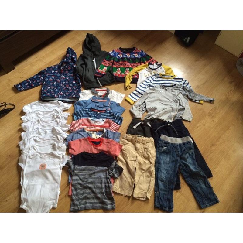 Bundle of boys clothes 18-24