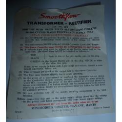 Scalextric smoothflow transfomer