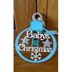 Babys 1st christmas bauble