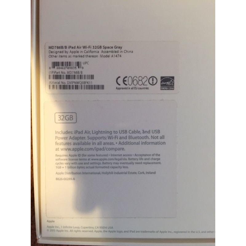 IPad Air 32GB MINT condition
