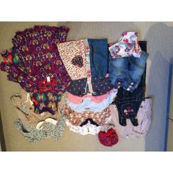 GIRLS 18-24 1 1/2 -2 CLOTHES BUNDLE NEXT BOOTS TU ETC