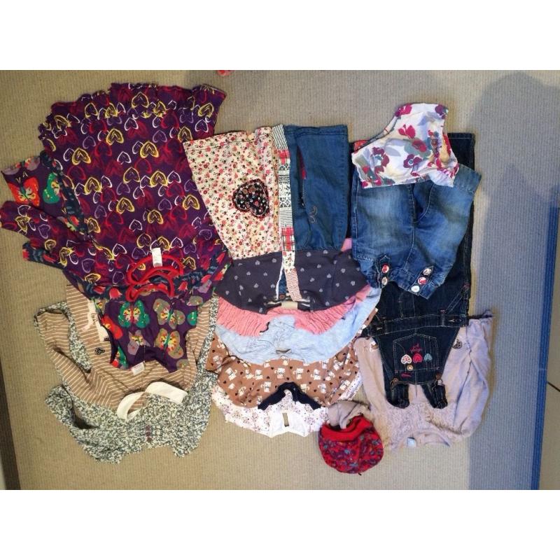 GIRLS 18-24 1 1/2 -2 CLOTHES BUNDLE NEXT BOOTS TU ETC