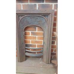 Cast iron fireplace