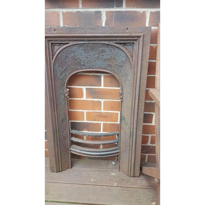 Cast iron fireplace