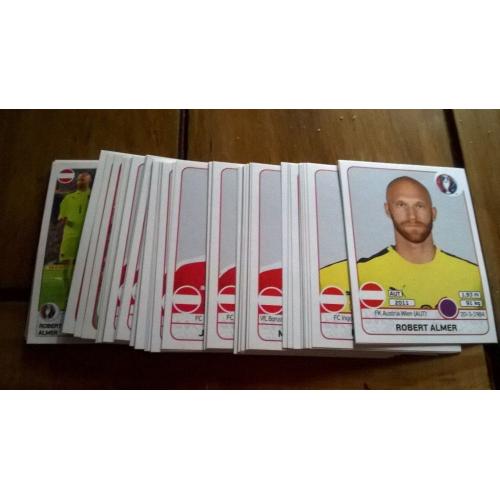 Euro France 2016 Stickers - Austria