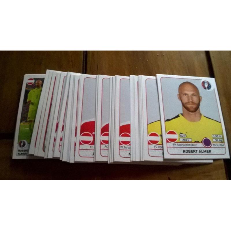 Euro France 2016 Stickers - Austria