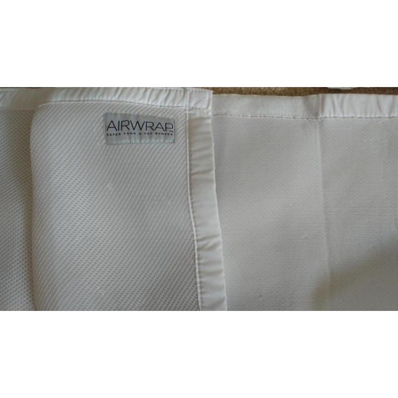 Airwrap breathable cot bumper