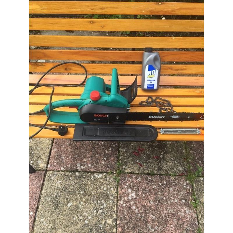 Bosch electric chainsaw