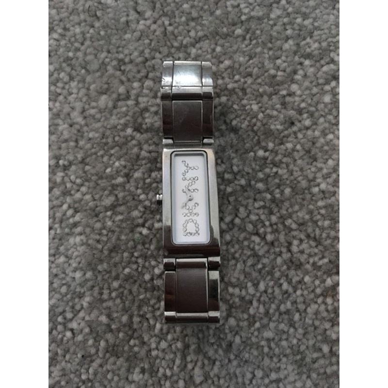 Silver dkny watch