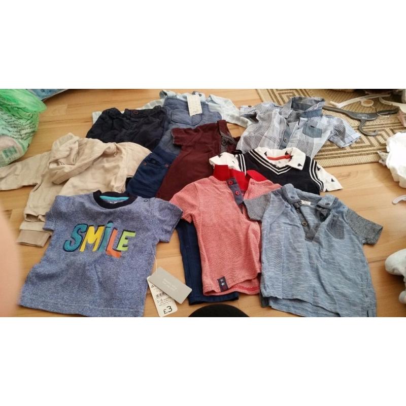 Boys clothes bundle 3-6 months