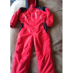 2 X Kids NO FEAR all in one Ski Suits age 3/4