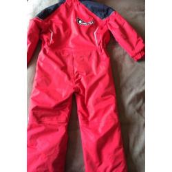 2 X Kids NO FEAR all in one Ski Suits age 3/4