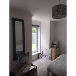 Large double room in modern, friendly house share - available immediately