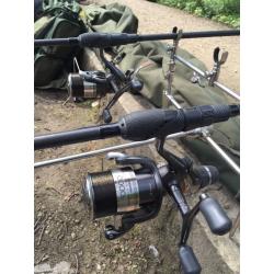 Shimano 10000 Xtea Shoer Baitrunners x2 with spare spools