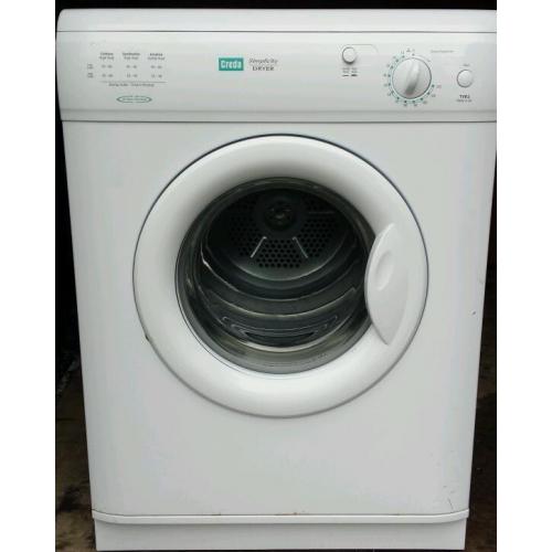 Creda 6kg vented tumble dyer 6 month warranty
