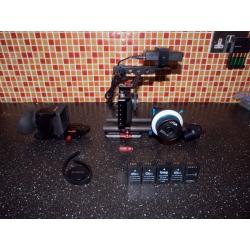 Black Magic Pocket Cinema Camera plus pro accessories