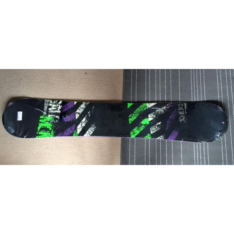 New in packaging snow board and boots