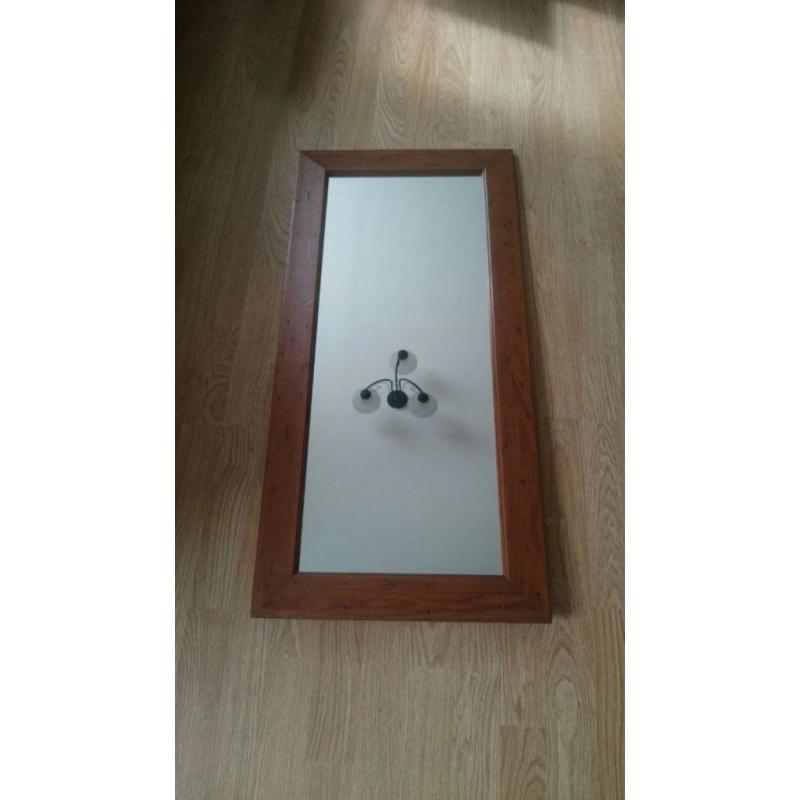 Pine mirror