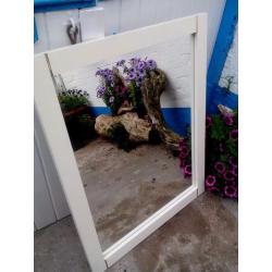 Large cream mirror 39" by 30"