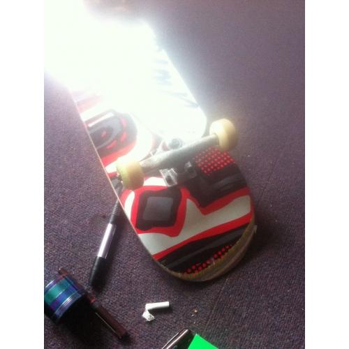 Slightly used skateboard