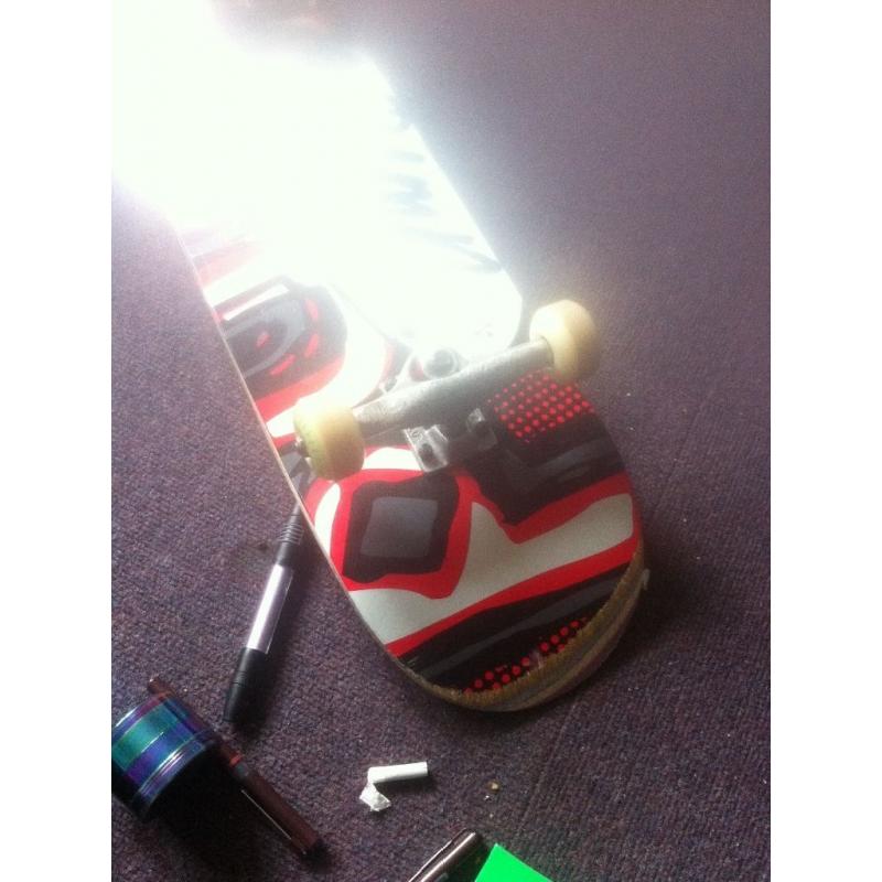 Slightly used skateboard
