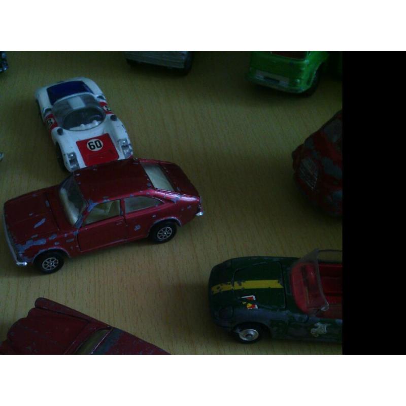 Job lot corgi dinky die cast cars and trucks