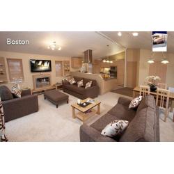 LUXURY LODGE FOR SALE -( STATIC CARAVAN IN NORTH WALES)- SNOWDONIA- INCLUDING DECKING- NEAR ANGLESEY