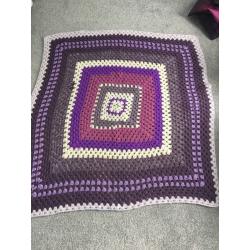 Handmade crochet blanket